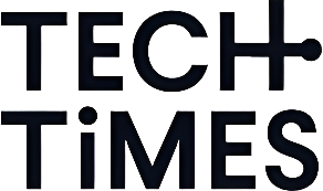 tech times logo against blank background